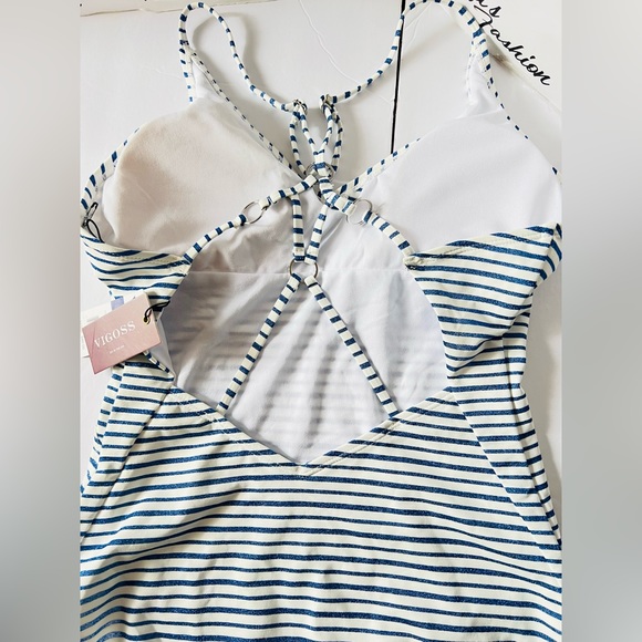 One-Piece Swimsuit with Plunge Back for Women from Vigoss - Picture 5 of 9